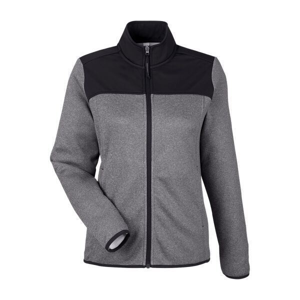 Ladies' Venture Heathered Stripe Hybrid Jacket Thumbnail